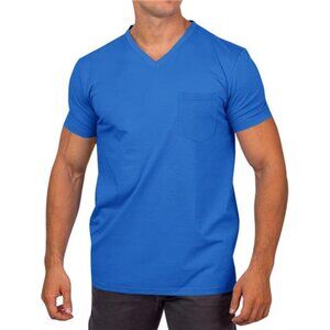 Runcati Mens V Neck Pocket T-Shirts Short Sleeve Casual Basic Summer